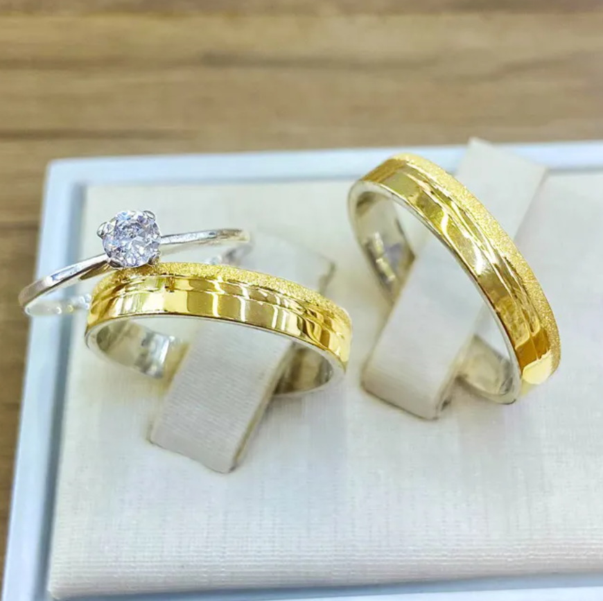 Aliança de ouro com prata: por que essa combinação chama tanta atenção?